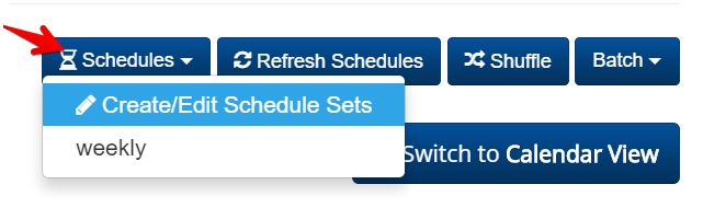 create a scheduler